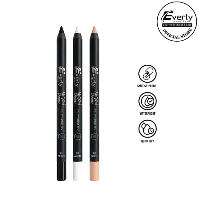 Everly Beauties Matte Ink Definer Waterproof Gel Eyeliner Pen Kajal