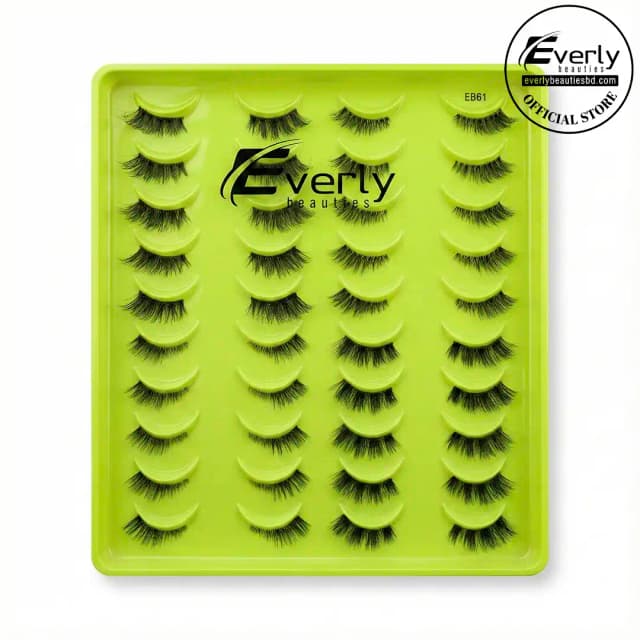 Everly Beauties 20Pair Mixed Style False Eyelash Set