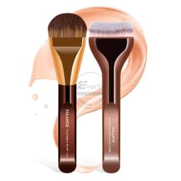 MAANGE 2pcs Professional Foundation Brush Set - Foundation & Curved Brush thumbnail 1