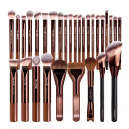 MAANGE Professional 30pcs Makeup Brush Set - Brown thumbnail 1