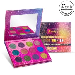 Everly Beauties Chrome Book Shade Shifter Vol. 3 Multichrome Pressed Pigment Palette thumbnail 1
