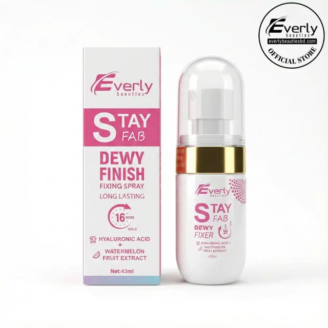 Everly Beauties Stay Fab Dewy Fixing Spray – Dewy Glow Makeup Setting Spray