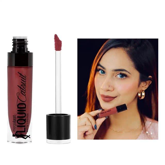 wet n wild MegaLast Liquid Catsuit Matte Lipstick - Give Me Mocha