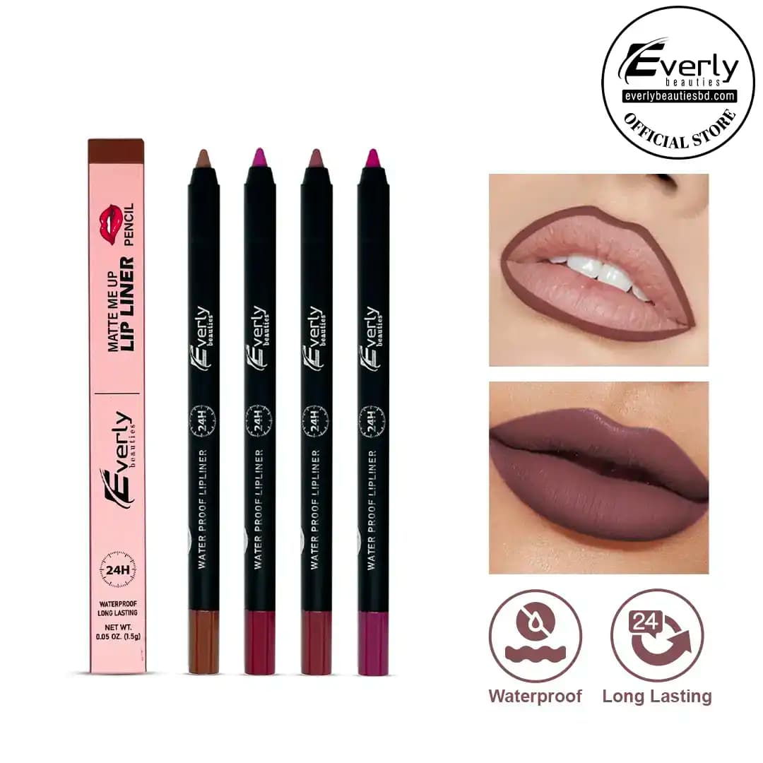 Everly Beauties Matte Me Up Lip Liner Pencil