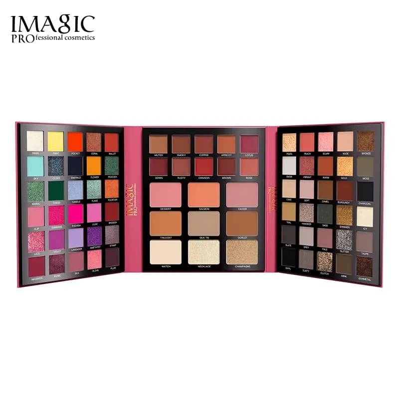 IMAGIC Elegant Makeup Eyeshadow Palette, All In One Set 79 Colors Makeup Kit