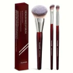 MAANGE 3Pcs Premium Makeup Brush Set – Face & Eye Perfection (MAG52140RY)