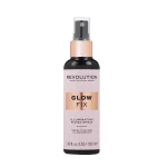 Makeup Revolution Glow Fix Illuminating Fixing Spray | Long-Lasting Setting Spray for Glowing Skin – 100ml