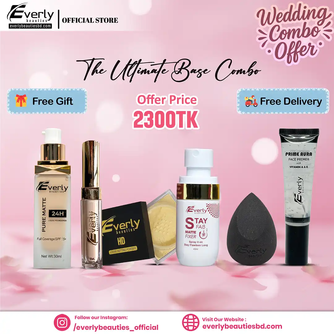 daily base c Everly Beauties Ultimate Base Makeup Combo - Image 1