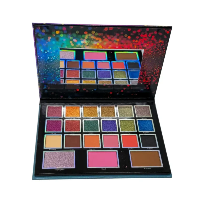 Everly Beauties Starlight Glam Studio Face & Eye Palette - Image 1