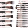 MAANGE 18Pcs Face & Eye Professional Makeup Brushes Set - Black - Image 3
