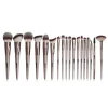 MAANGE 18Pcs Face & Eye Professional Makeup Brushes Set - Rose Gold
