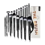 MAANGE 18Pcs Professional Makeup The Brush Set - Black