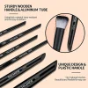 MAANGE 18Pcs Professional Makeup The Brush Set - Black - Image 3