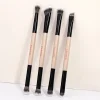 MAANGE 4Pcs Professional Eye Makeup Brush Set – 4 Double-Ended Eyeshadow Brushes for Blending, Shading, Smudging & Eyeliner – Soft Synthetic Bristles, Durable Handles, Travel-Friendly Makeup Tools - Image 2