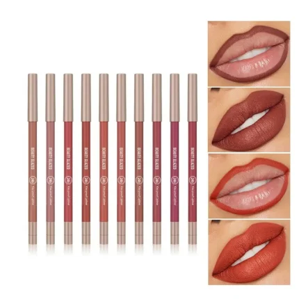 Beauty Glazed Matte Lip Liner – Long Lasting, Waterproof, Smudge-Proof, Creamy Texture – Perfect for Defining & Shaping Lips