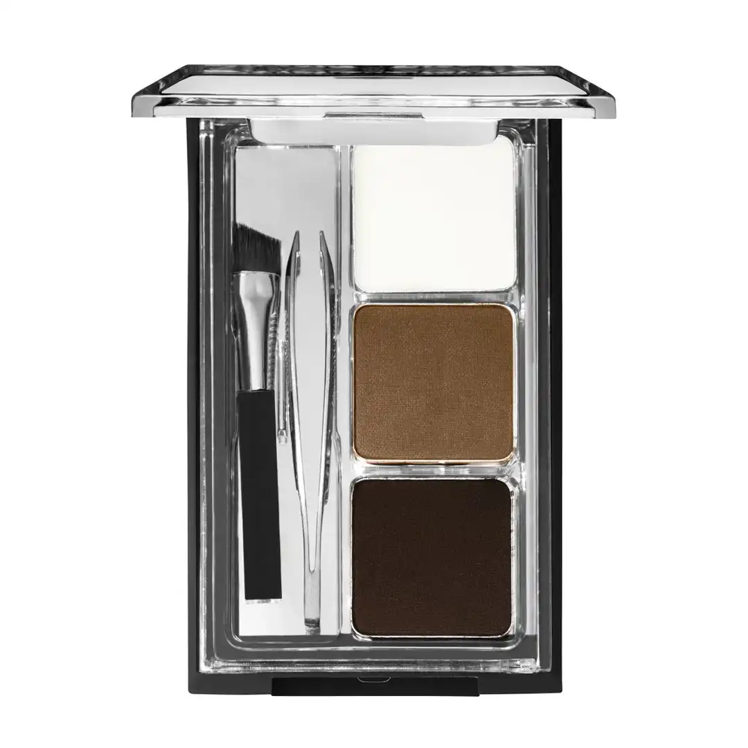 brow kit1 Wet n Wild Ultimate Brow Kit – Ash Brown | 3-in-1 Brow Shaping Set | Define, Fill & Highlight | Compact & Travel-Friendly - Image 2