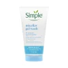 Simple Water Boost Micellar Facial Gel Wash | Hydrating, Soap-Free Cleanser | For Dry & Dehydrated Skin – 150ml