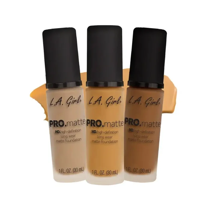 L.A. Girl Pro Matte HD Long Wear Foundation | Full Coverage, Oil-Free, Shine-Control Formula – 30ml - Image 1