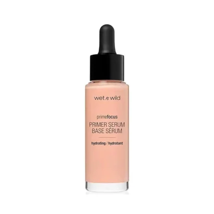 Wet n Wild Prime Focus Hydrating Primer Serum | 2-in-1 Hydrating Makeup Base | Dewy, Smooth Finish – 30ml