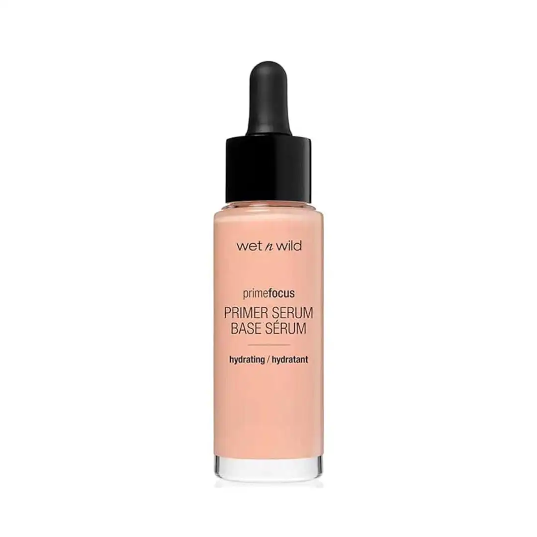 wnw primer serum Wet n Wild Prime Focus Hydrating Primer Serum | 2-in-1 Hydrating Makeup Base | Dewy, Smooth Finish – 30ml - Image 1